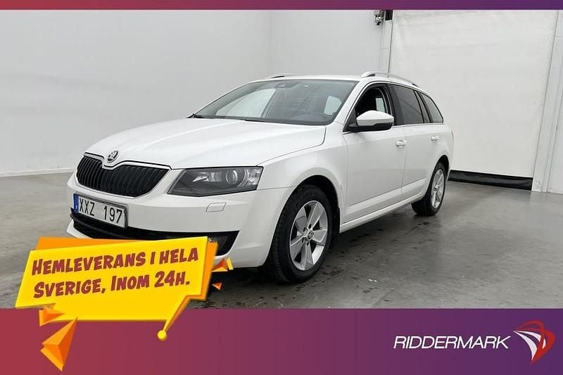 Vit Begagnad 2013 Skoda Octavia Elegance Kombi | 88 800 kr (Marknadspris) - Bild 1/3