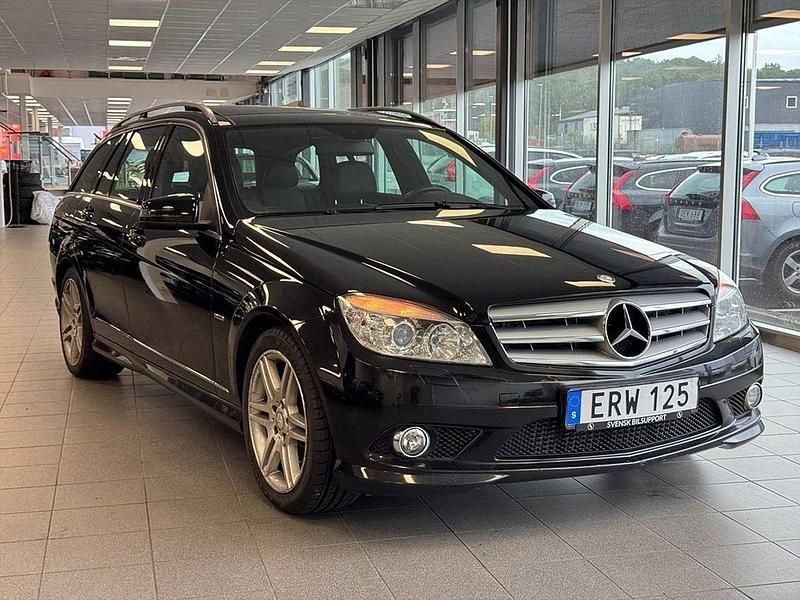 Svart Begagnad 2011 Mercedes C180 AMG Kombi | 89 900 kr (Marknadspris) - Bild 1/4
