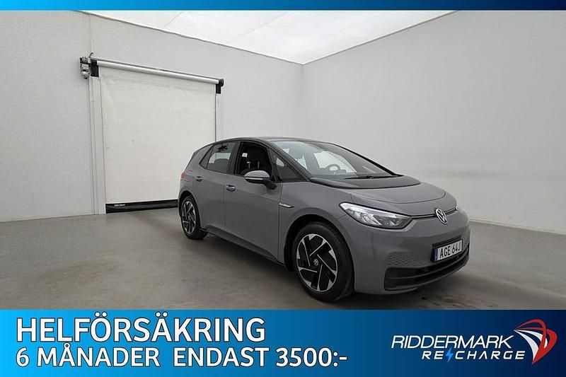 Begagnad VW ID.3 Pro Performance 150 kW (204 HK) 2022 Grå Halvkombi