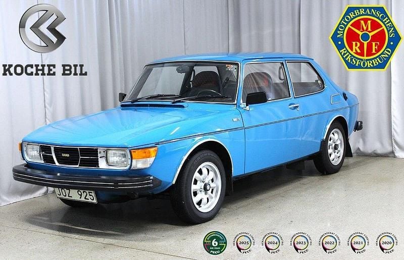 Blå Begagnad 1977 Saab 99 Sedan | 100 000 kr - Bild 1/4