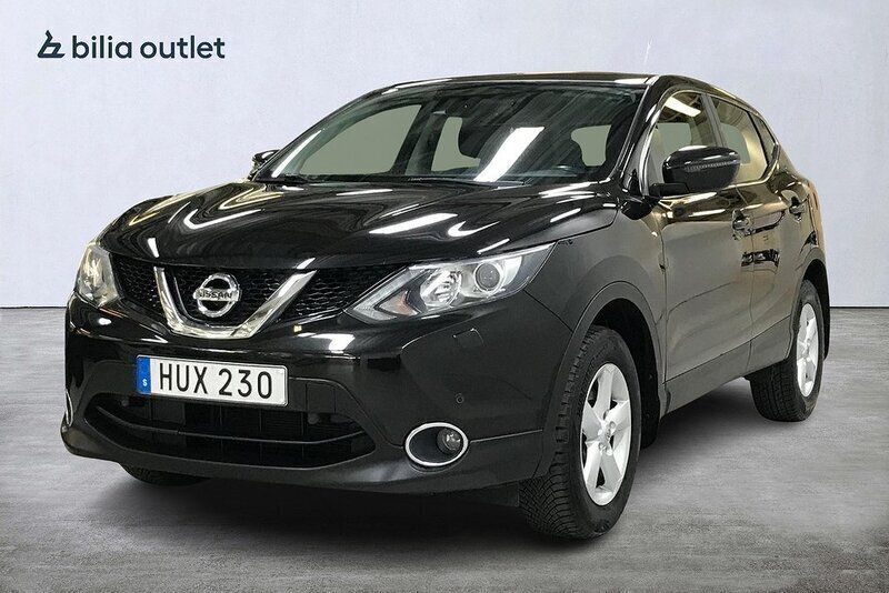 Svart Begagnad 2015 Nissan Qashqai Acenta SUV | 109 900 kr (Marknadspris) - Bild 1/4