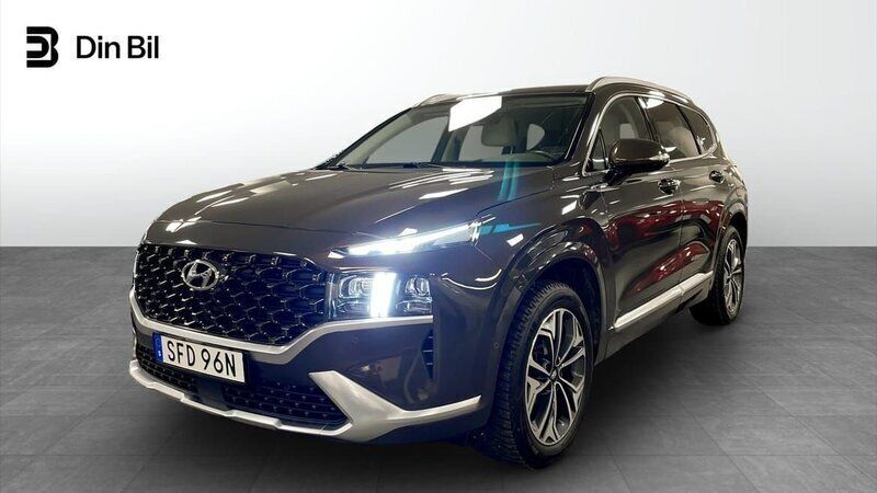 Brun Begagnad 2021 Hyundai Santa Fe SUV | 389 900 kr (Marknadspris) - Bild 1/4