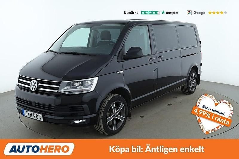 Begagnad VW Caravelle 204 HK (150 kW) 2018 Svart Minibuss