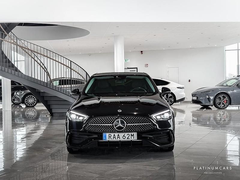 Begagnad Mercedes C300e AMG 204 HK (150 kW) 2022 Svart Sedan