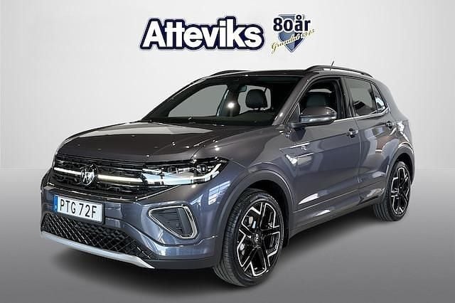 Grå Ny 2025 VW T-Cross R-line Edition SUV | 354 900 kr (Lite dyr) - Bild 1/4