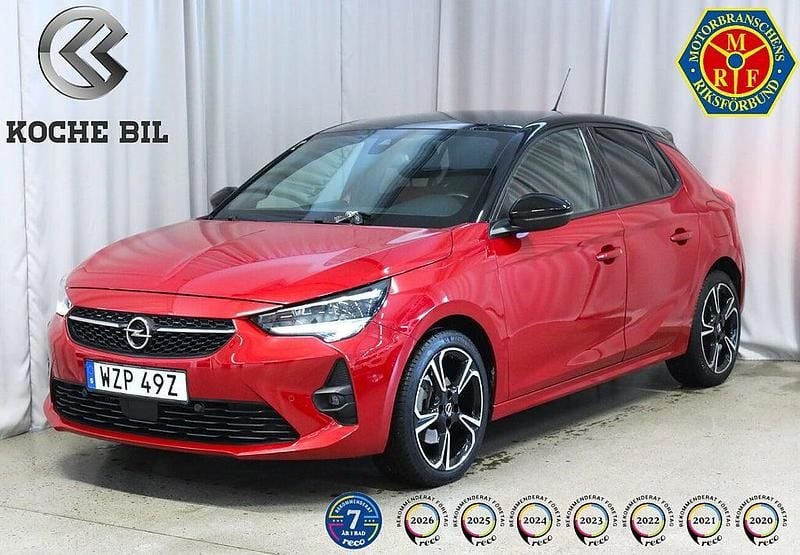 Begagnad Opel Corsa GS Line 131 HK (96 kW) 2019 Röd Halvkombi