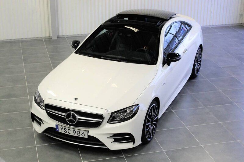 Begagnad Mercedes E53 AMG AMG 436 HK (320 kW) 2018 Vit Sportkupé