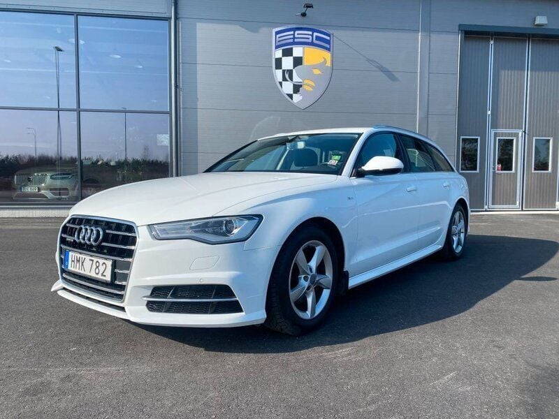 Vit Begagnad 2017 Audi A6 Ambition Kombi | 199 900 kr (Marknadspris) - Bild 1/4
