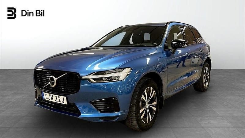 Begagnad Volvo XC60 R-Design 253 HK (186 kW) 2021 Blå SUV