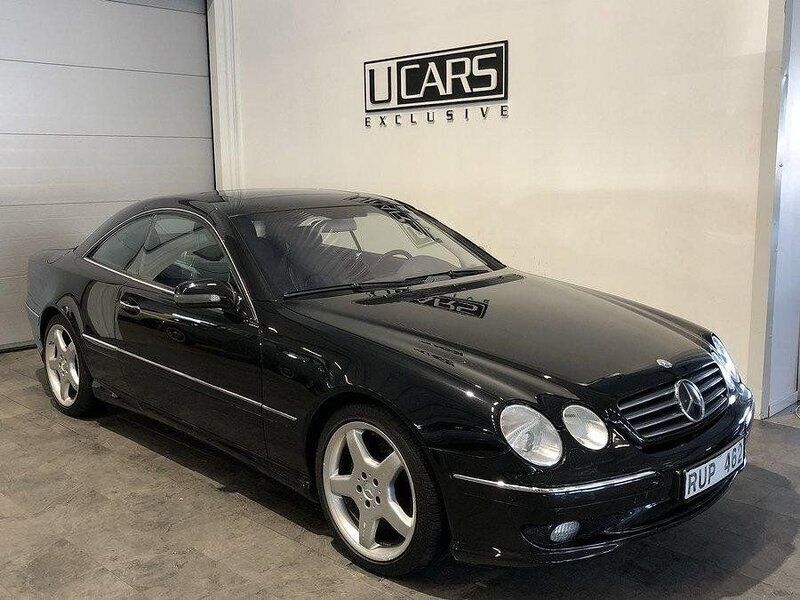 Svart Begagnad 2000 Mercedes CL600 Sportkupé | 209 900 kr - Bild 1/4