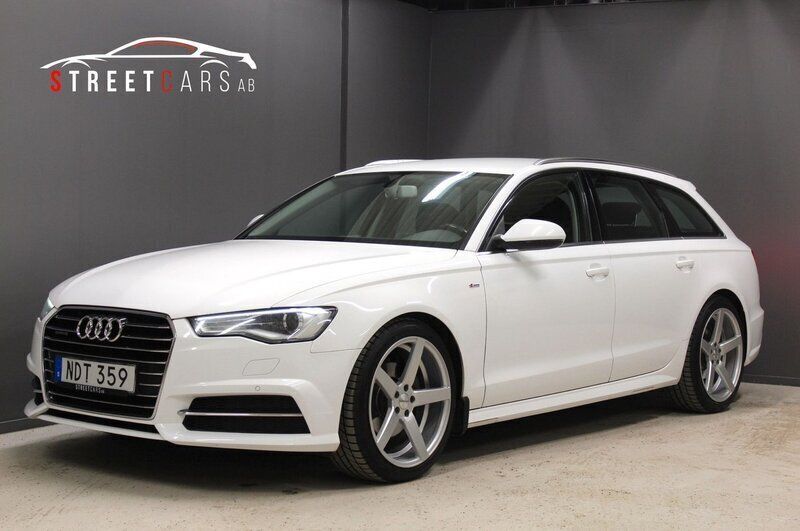 Vit Begagnad 2016 Audi A6 S-Line Kombi | 199 000 kr (Marknadspris) - Bild 1/4