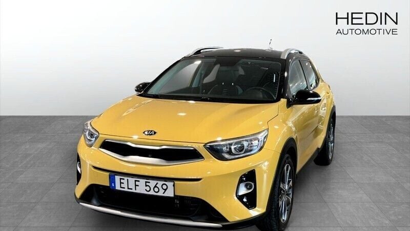 Gul (yellow) Begagnad 2018 Kia Stonic SUV | 179 900 kr (Marknadspris) - Bild 1/4