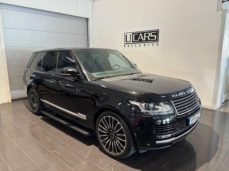 Svart Begagnad 2016 Land Rover Range Rover Vogue SUV | 439 900 kr (Superpris) - Bild 1/4