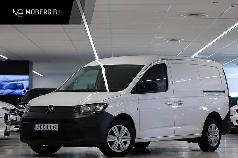 Vit Begagnad 2021 VW Caddy Maxi Minibuss | 214 900 kr (Bra pris) - Bild 1/2