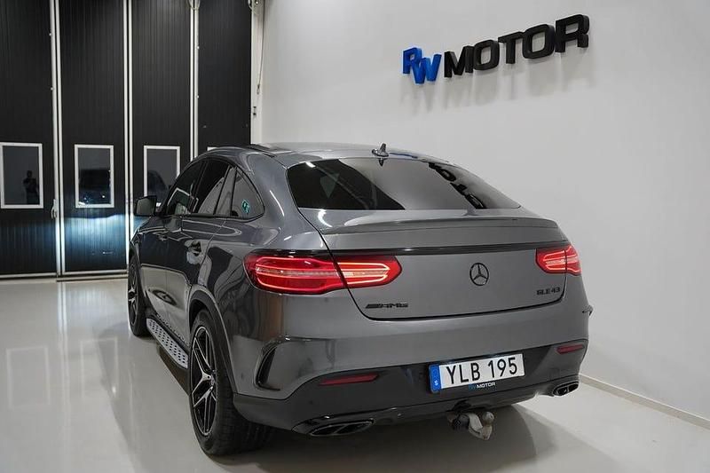 Begagnad Mercedes GLE43 AMG AMG 367 HK (269 kW) 2017 Grå Sportkupé