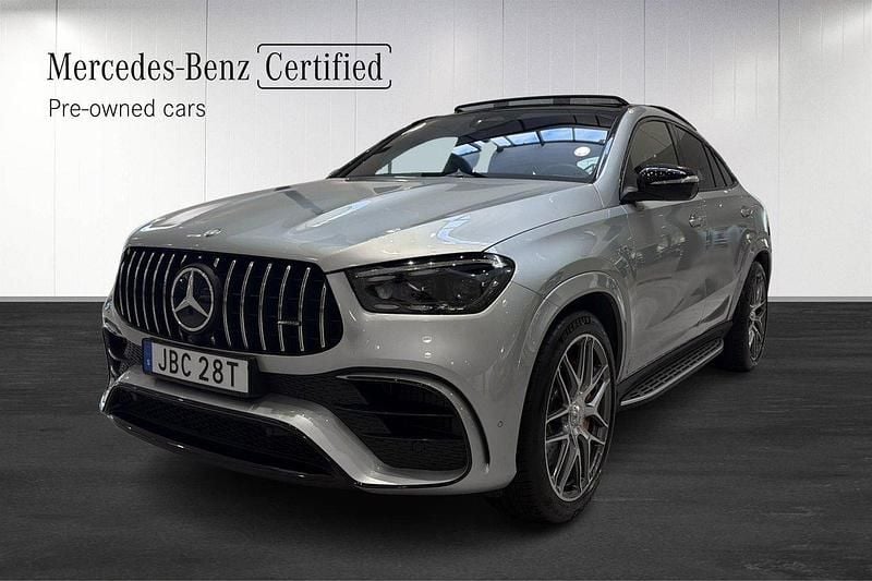 Silver Begagnad 2024 Mercedes GLE63 AMG Premium Plus Sportkupé | 1 499 900 kr - Bild 1/4
