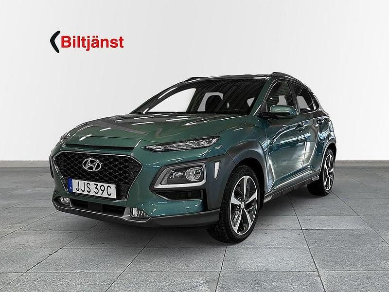 Blå Begagnad 2018 Hyundai Kona Premium SUV | 199 000 kr (Marknadspris) - Bild 1/4