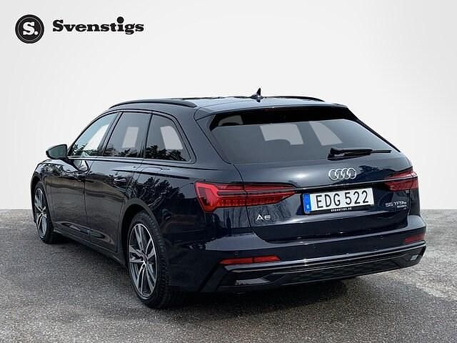 Begagnad Audi A6 S-Line 367 HK (269 kW) 2024 Firmamentblå metallic Kombi