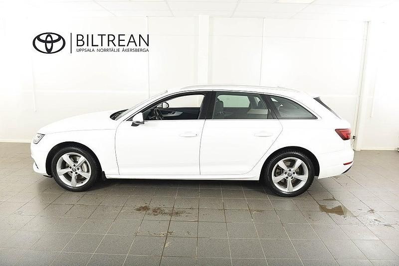 Begagnad Audi A4 Sport 190 HK (139 kW) 2018 Vit Kombi