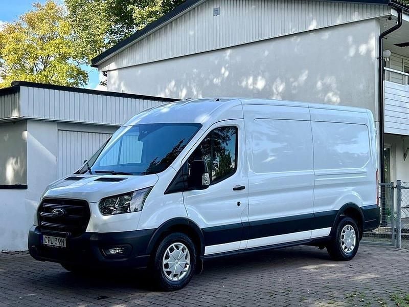 Vit Begagnad 2023 Ford Transit Van | 214 500 kr (Superpris) - Bild 1/4
