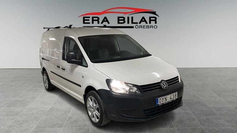 Vit Begagnad 2012 VW Caddy Maxi Minibuss | 59 800 kr (Marknadspris) - Bild 1/4