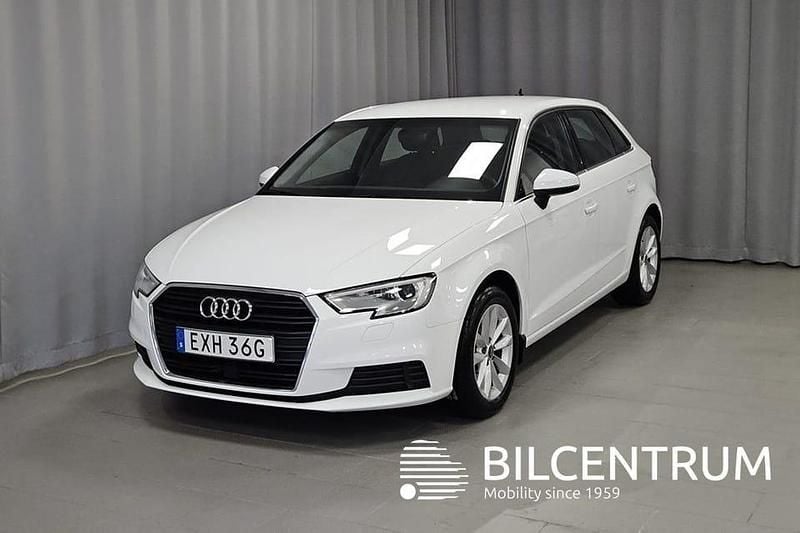 Vit Begagnad 2019 Audi A3 Proline | 174 900 kr (Bra pris) - Bild 1/4