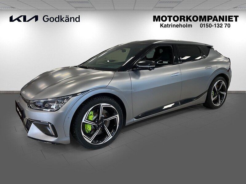 Grå Begagnad 2022 Kia EV6 SUV | 569 900 kr (Lite dyr) - Bild 1/4