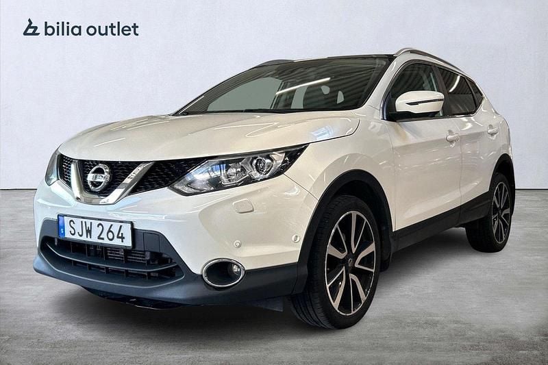 Vit Begagnad 2016 Nissan Qashqai 360º SUV | 139 900 kr (Marknadspris) - Bild 1/3