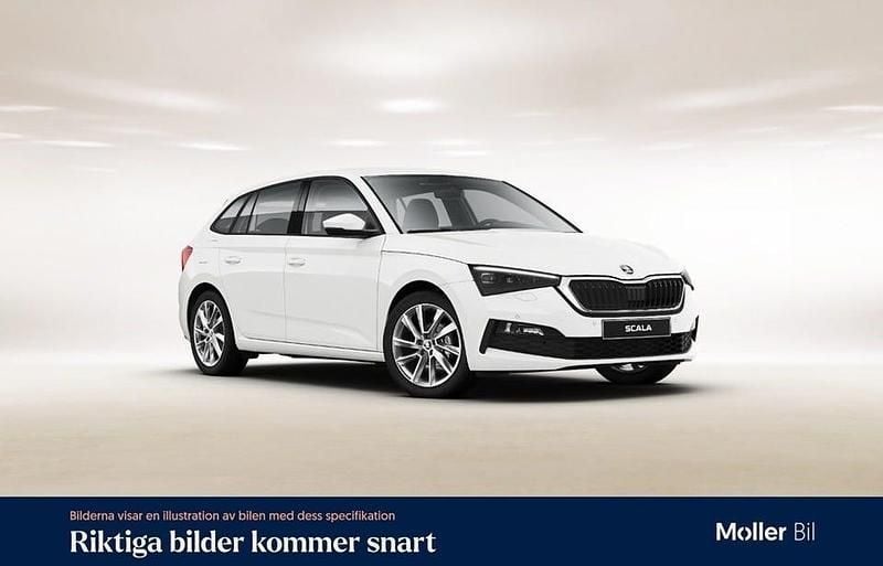Candy white Begagnad 2022 Skoda Scala Style Halvkombi | 129 900 kr (Bra pris) - Bild 1/3
