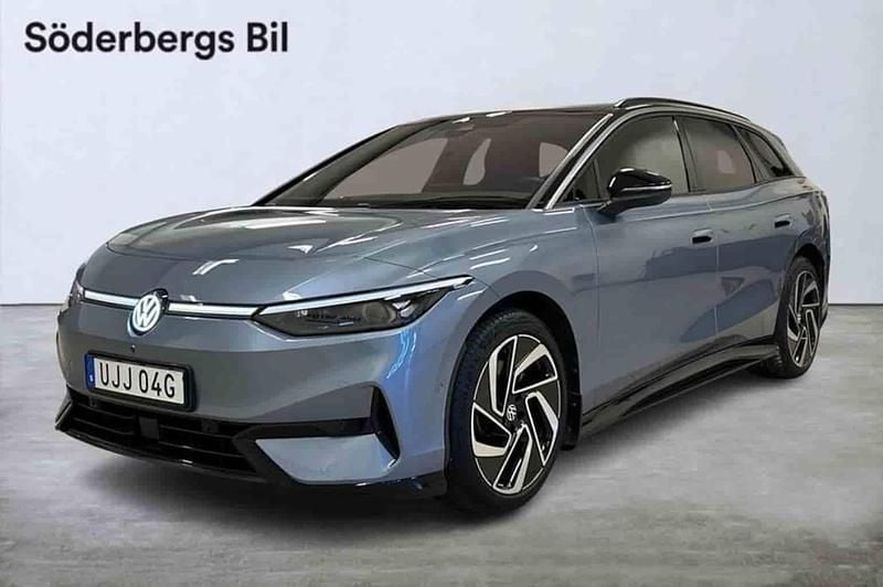 Blå Begagnad 2025 VW ID.7 Pro Sedan | 599 800 kr (Dyr) - Bild 1/1