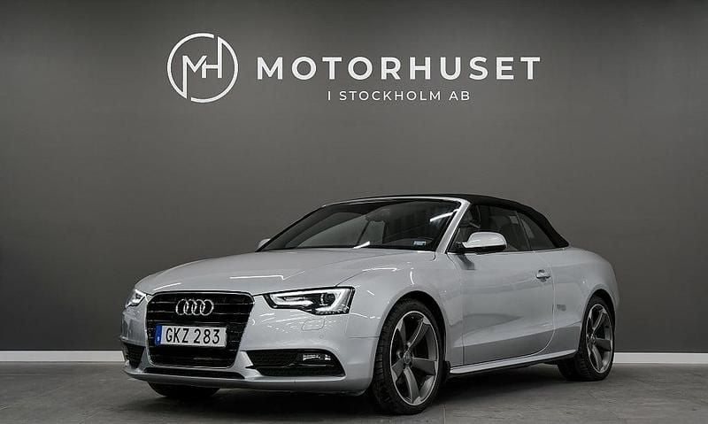 Begagnad Audi A5 Cabriolet 170 HK (125 kW) 2014 Silver Cab