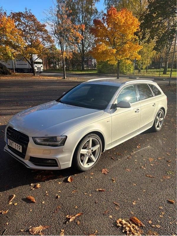 Silver Begagnad 2014 Audi A4 S-Line Kombi | 99 900 kr (Marknadspris) - Bild 1/4
