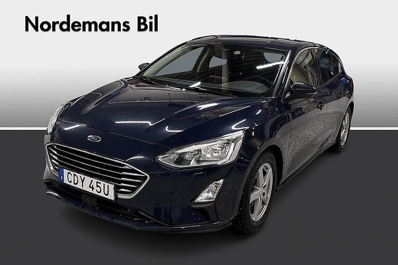 Begagnad Ford Focus 125 HK (91 kW) 2019 Blå Halvkombi