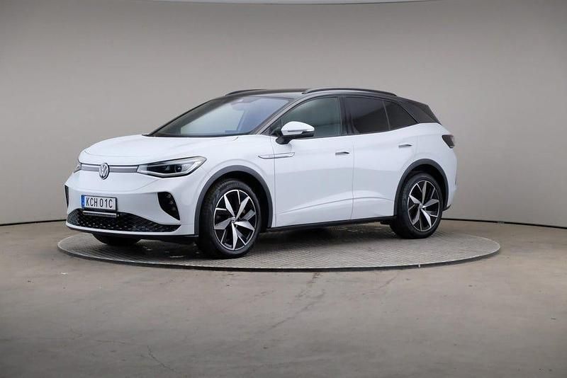 Vit Begagnad 2022 VW ID.4 GTX SUV | 335 000 kr (Bra pris) - Bild 1/4