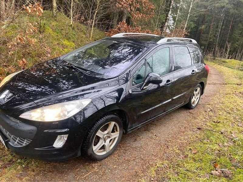 Svart Begagnad 2009 Peugeot 308 Kombi | 34 000 kr (Marknadspris) - Bild 1/3
