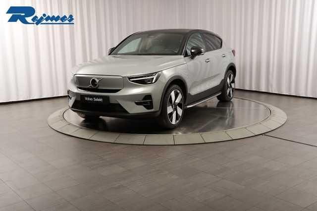 Grå (vapour grey metallic) Begagnad 2024 Volvo EC40 Performance SUV | 489 900 kr (Dyr) - Bild 1/4