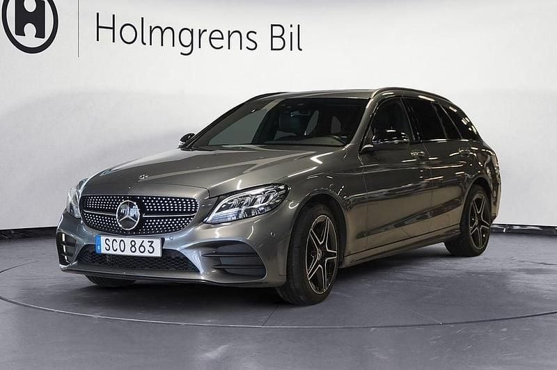 Begagnad Mercedes C220 AMG 194 HK (142 kW) 2019 Grå Kombi