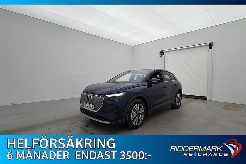 Blå Begagnad 2022 Audi Q4 e-tron Comfort SUV | 369 800 kr (Bra pris) - Bild 1/3