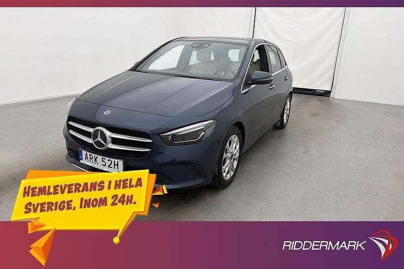 Blå Begagnad 2019 Mercedes B220 Minibuss | 239 800 kr - Bild 1/3