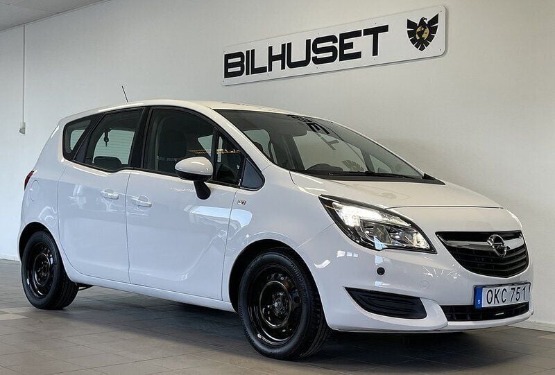 Vit Begagnad 2016 Opel Meriva Enjoy Minibuss | 79 900 kr (Marknadspris) - Bild 1/4