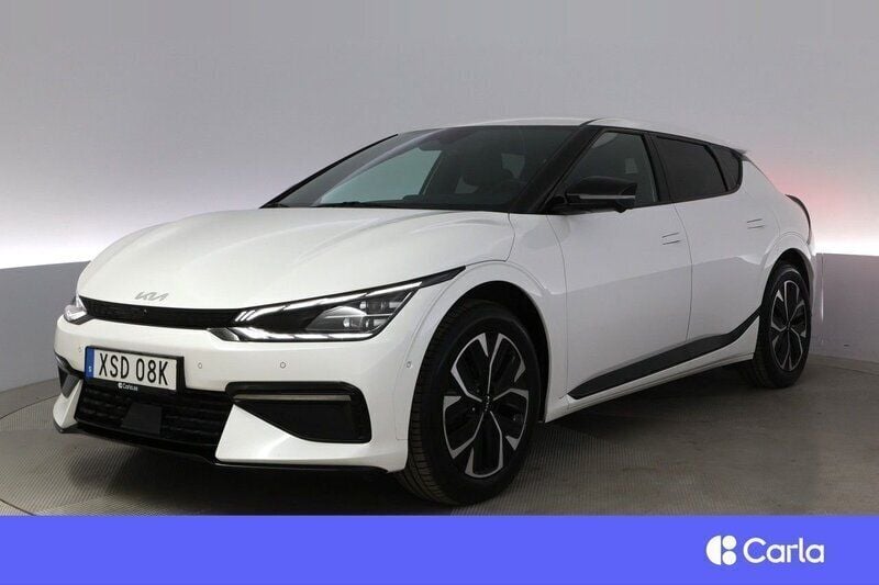 Vit Begagnad 2022 Kia EV6 3 SUV | 390 900 kr (Bra pris) - Bild 1/4