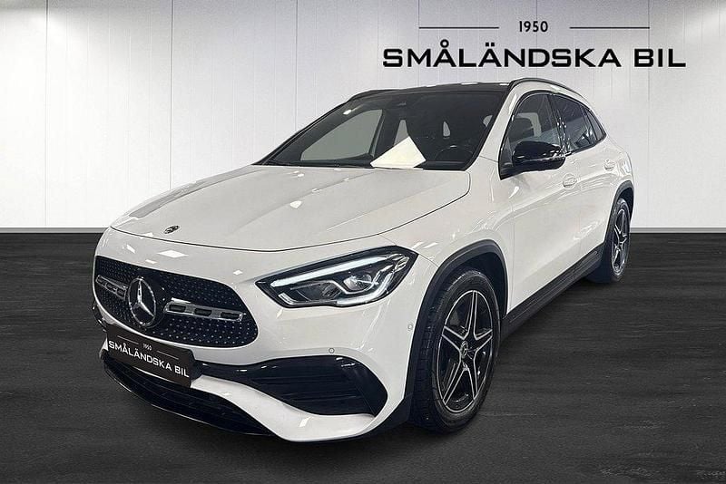 Vit Begagnad 2020 Mercedes GLA200 AMG SUV | 319 000 kr (Lite dyr) - Bild 1/4