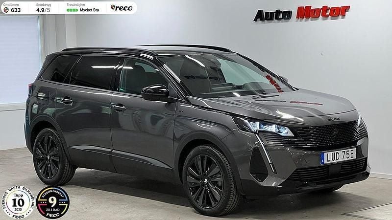 Grå Begagnad 2024 Peugeot 5008 GTi Minibuss | 319 900 kr (Bra pris) - Bild 1/3