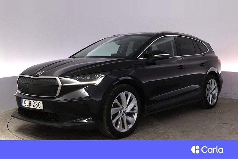 Svart Begagnad 2022 Skoda Enyaq iV SUV | 388 900 kr (Marknadspris) - Bild 1/4