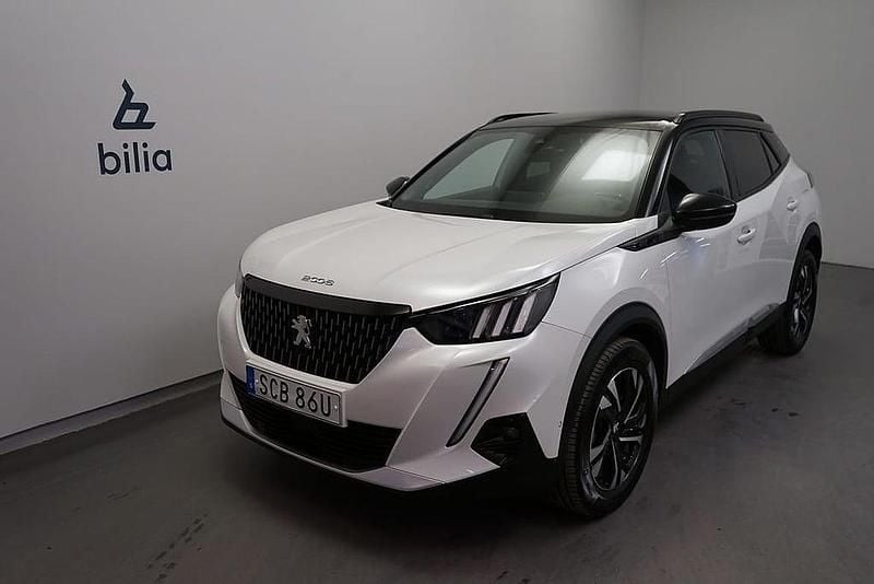 Vit Begagnad 2020 Peugeot 2008 GT-line SUV | 199 500 kr (Dyr) - Bild 1/4