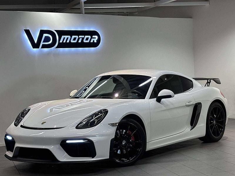 Vit Begagnad 2013 Porsche Cayman GT4 Sportkupé | 579 700 kr - Bild 1/4