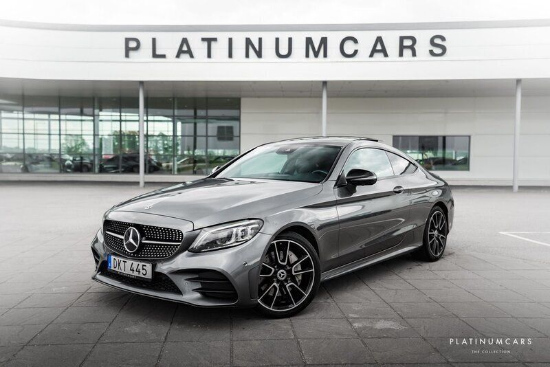 Grå Begagnad 2018 Mercedes C400 Premium Sportkupé | 399 000 kr - Bild 1/4
