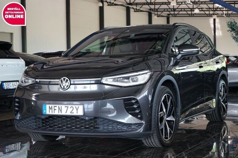 Mörkgrå Begagnad 2022 VW ID.4 GTX SUV | 294 500 kr (Superpris) - Bild 1/4