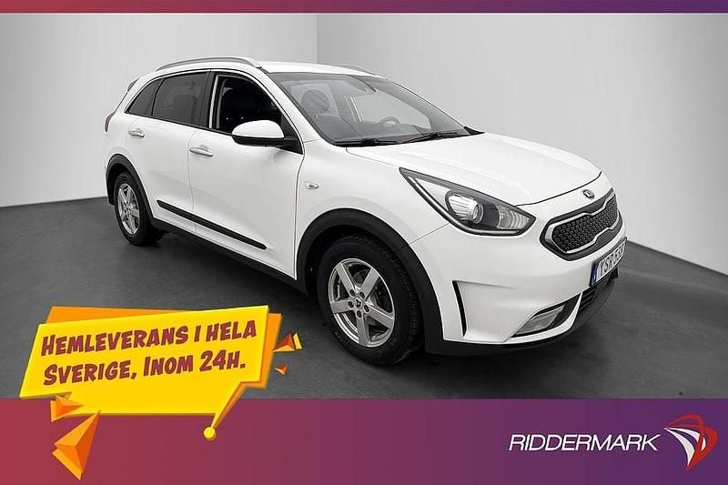 Vit Begagnad 2018 Kia Niro SUV | 159 700 kr (Marknadspris) - Bild 1/3