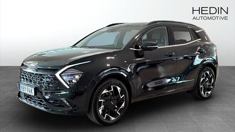 Svart (black) Begagnad 2025 Kia Sportage GT-Line SUV | 479 900 kr (Marknadspris) - Bild 1/4